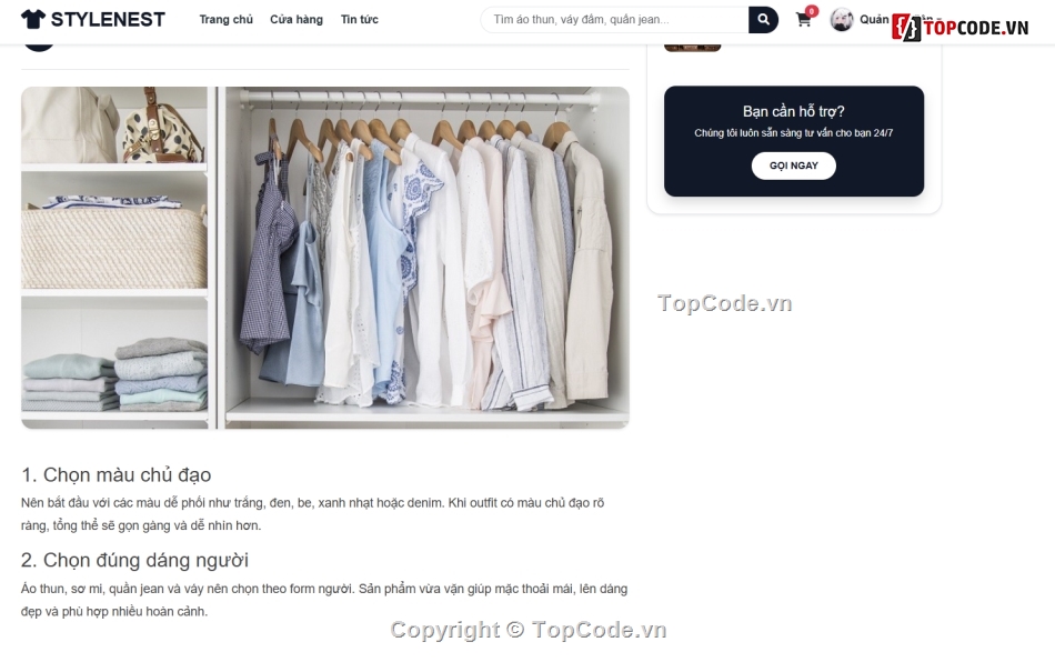Website bán hàng,Web bán hàng,Website mua bán,bán quần áo